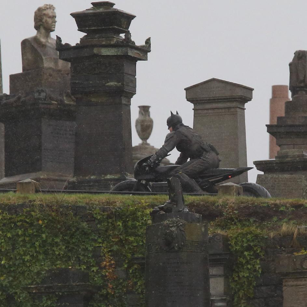 The Batman at the necropolis 