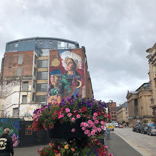 Bow down, Honour the roots Mural