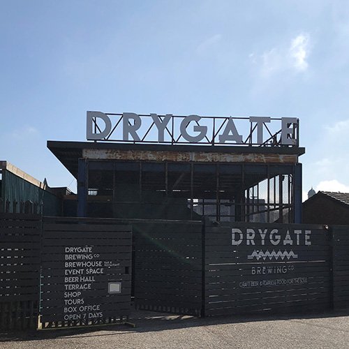 Exterior of Drygate Brewery