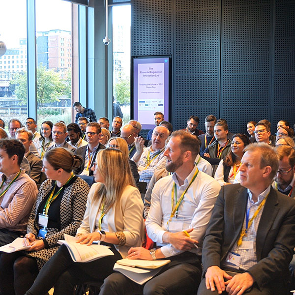 People attending a FRIL demo day
