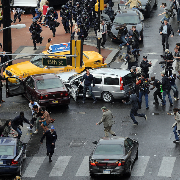 World War Z filming