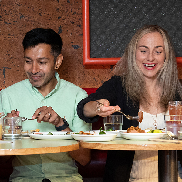 People eating at Sebb's