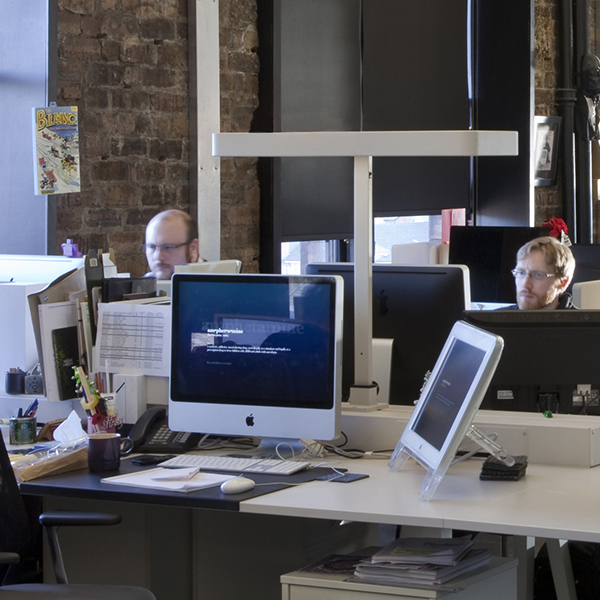 Inside South Block office space 