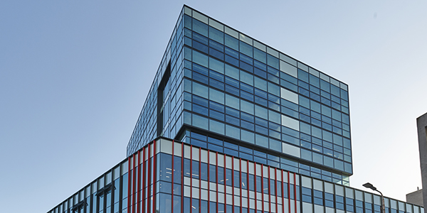 Exterior shot of the Learning and Teaching building 