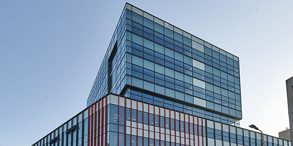 Exterior of the Learning and Teaching building 