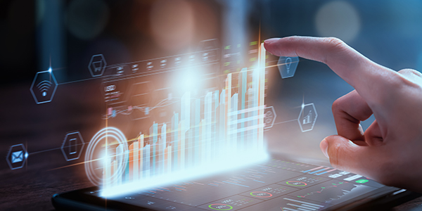 Stock exchange market concept