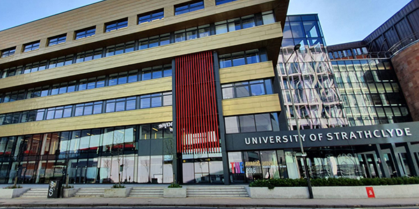 Entrance to Strathclyde Business School