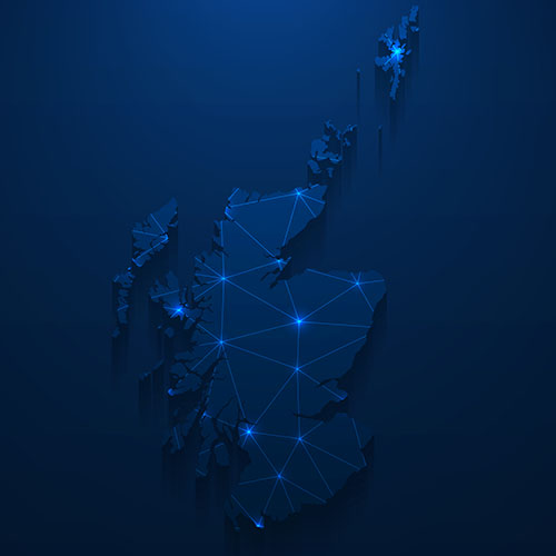 Map of Scotland
